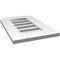 Ekena Millwork Arch Top Surface Mount PVC Gable Vent: Non-Functional, w/ 3-1/2"W x 1"P Standard Frame, 14"W x 20"H GVPAR14X2001SN - alternate 5